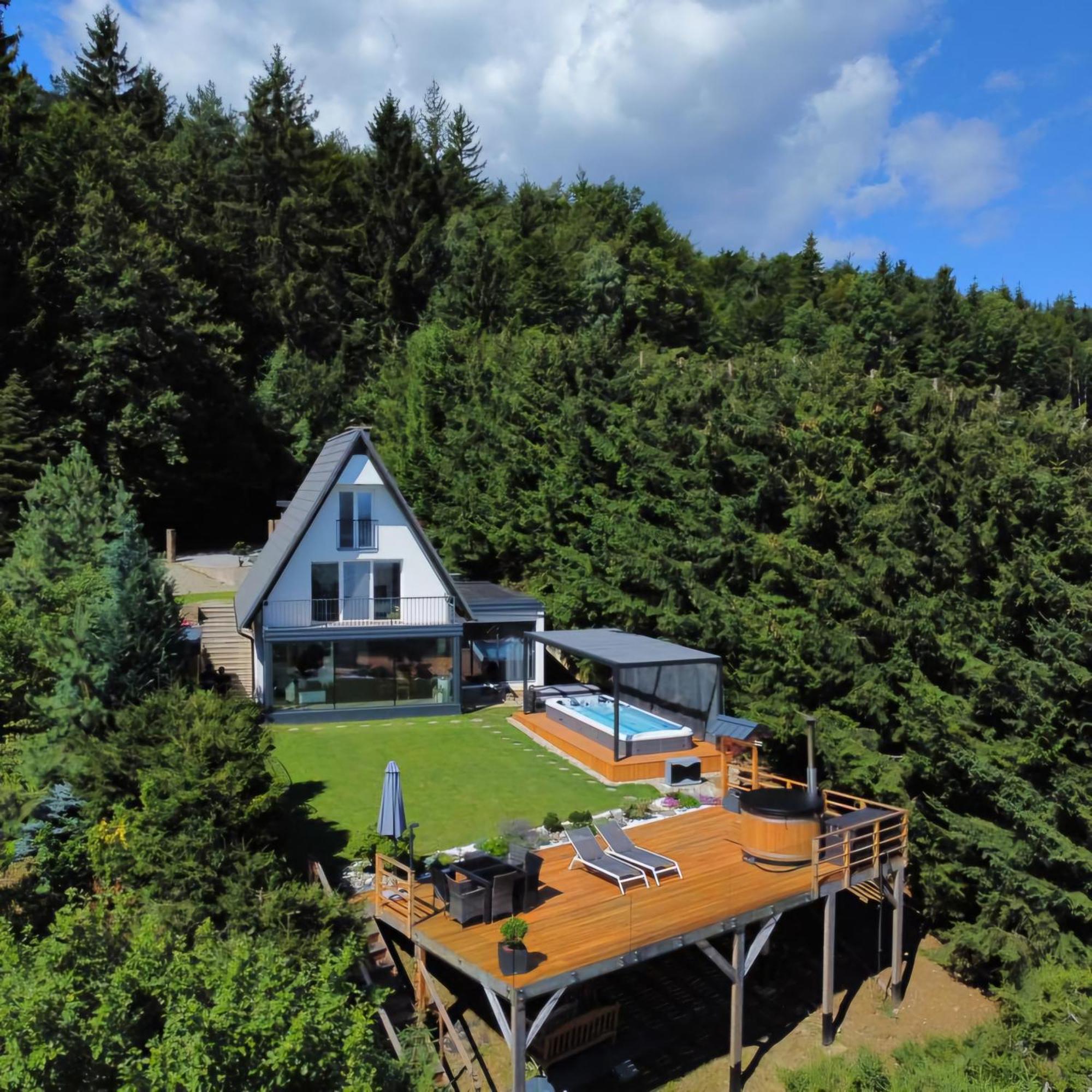 Panoramic View Cottage House - Heaven 霍茨科波霍尔耶 外观 照片